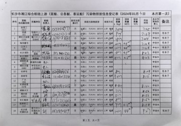 2024年1月3日本月第一次上行接收任务登记表（趸船、公务船）